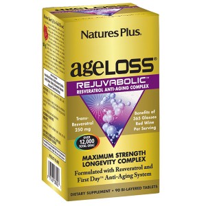 AgeLoss REJUVABOLIC Resveratrol Anti-Aging Complex Tablets