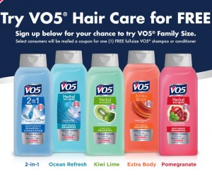 Full Size VO5 Shampoo or Conditioner